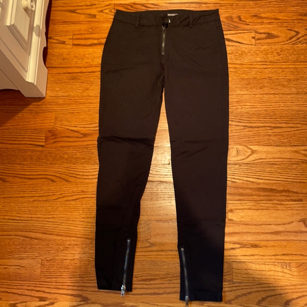 CARMAR black skinny jeans with zippers
